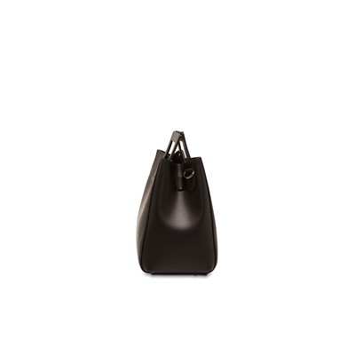 Bolso de piel y neceser Jane Negro