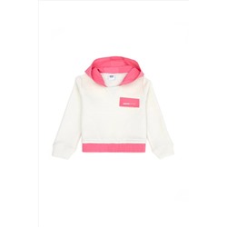 Kız Çocuk Taş Kapüşonlu Sweatshirt