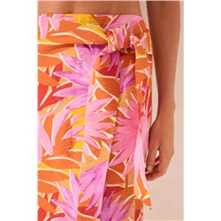 Pareo midi textura tropical