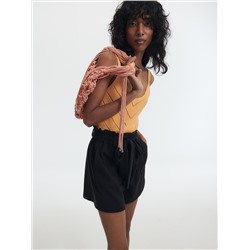 Shorts mit hoher Taille