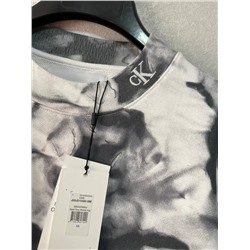 Женский оверсайз свитшот в расцветке тай-дай  CALVIN KLEI*N ОРИГИНАЛ!