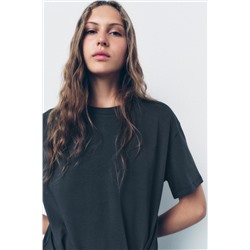 KNOTTED COTTON T-SHIRT