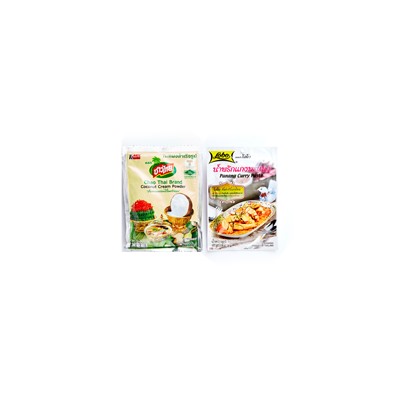 Специи для приготовления мяса по-тайски Пананг Карри / LOBO Panang Curry Paste + Coconut cream powder