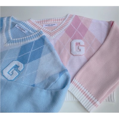 Вязаный свитер для девочек. Экспорт