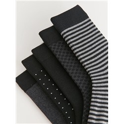 LC Waikiki Desenli Erkek Soket Çorap 5'li, LCW ACCESSORIES                                            
                                            Desenli Erkek Soket Çorap 5'li