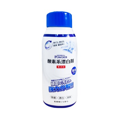 Mitsuei Herbal Powder Гранулированный кислородный отбеливатель для удаления стойких загрязнений на одежде, посуде и в барабане стиральной машины бутылка 500 гр