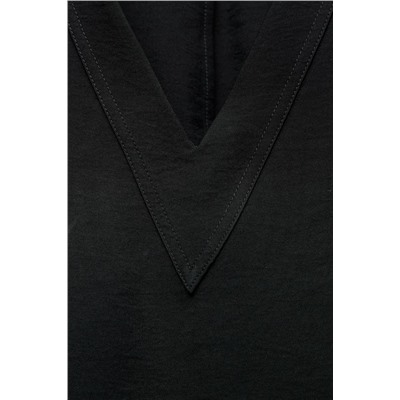 ZW COLLECTION FLOWING V-NECK TOP