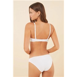 CHARMING Sujetador triangular algodón blanco