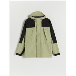 Jacke aus Materialmix