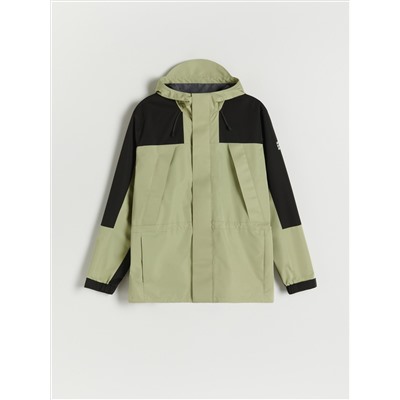 Jacke aus Materialmix