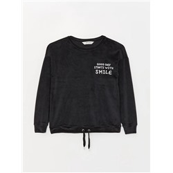 LC Waikiki Bisiklet Yaka Nakışlı Uzun Kollu Kadife Kadın Pijama Takımı, LCW DREAM                                            
                                            Bisiklet Yaka Nakışlı Uzun Kollu Kadife Kadın Pijama Takımı