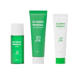 [J:ON] НАБОР ПРОБНИКОВ для ухода за кожей СТОП-АКНЕ, AC Derma Remedial 10 мл/30 мл х 2 шт.