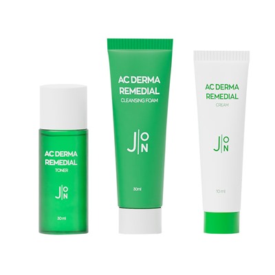 [J:ON] НАБОР ПРОБНИКОВ для ухода за кожей СТОП-АКНЕ, AC Derma Remedial 10 мл/30 мл х 2 шт.