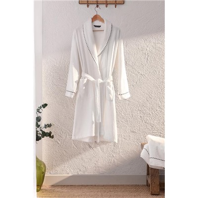 Jack Şalyaka Unisex %100 Pamuk Bornoz Set