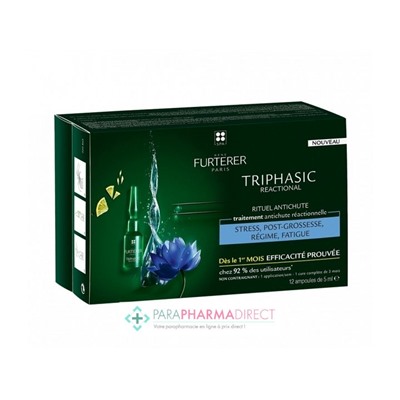 René Furterer Triphasic Reactional Rituel AntiChute 12 Ampoules