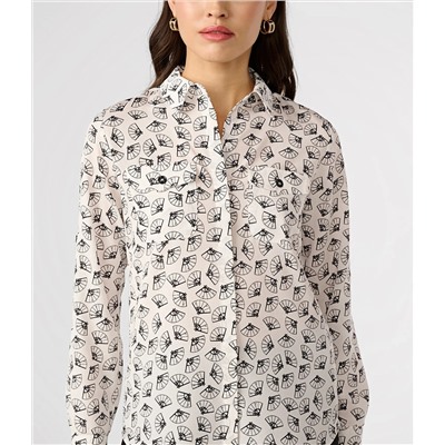 SUMMER SCENE WHIMSY BLOUSE