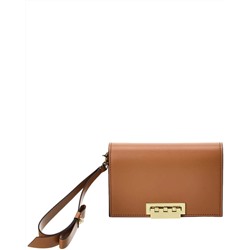 ZAC POSEN Earthette Leather Wristlet Clutch