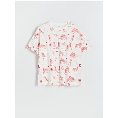 Bedrucktes T-Shirt im Regular-Fit