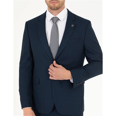 Lacivert Slim Fit Takım Elbise