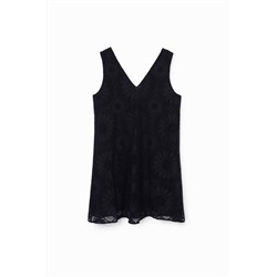 Vestido mini encaje