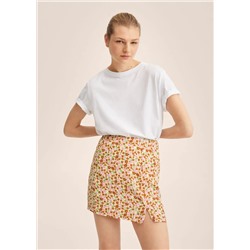 Falda fluida estampada -  Mujer | MANGO OUTLET Melilla