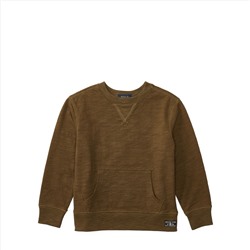 SLUB COTTON JERSEY SWEATSHIRT