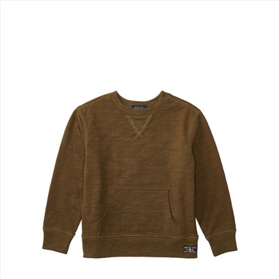 SLUB COTTON JERSEY SWEATSHIRT