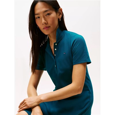 Stretch-Cotton Regular Fit Polo Dress