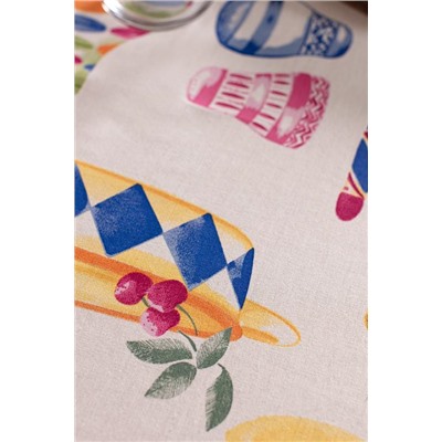 Cute Polycotton Masa Örtüsü - Renkli - 160x200 cm