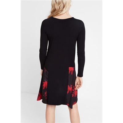 Vestido floral picos