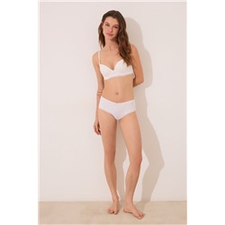 GORGEOUS Sujetador push up algodón relleno aro marfil