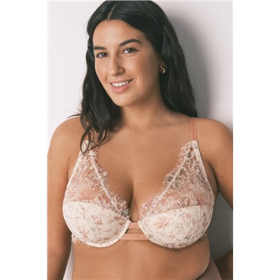 Sujetador halter encaje multicolor