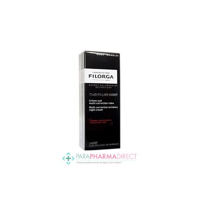 Filorga Time Filler Night Crème Nuit Multi-Correction Rides 30ml Format Voyage