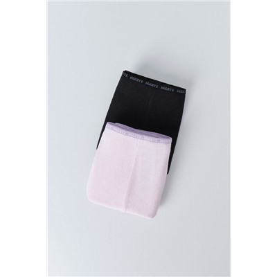 Pack 2 bragas bóxer negro, rosa
