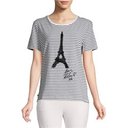 Karl Lagerfeld Paris Sequined Eiffel Tower Tee