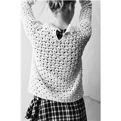 OPEN-KNIT SWEATER