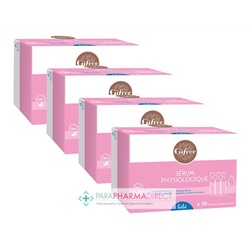 Gifrer Bébé Sérum Physiologique 4x30 Unidoses de 5mlLot  × 4