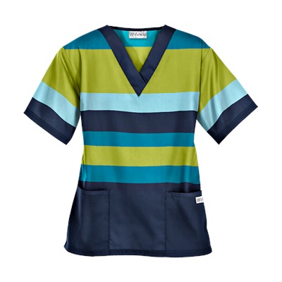 UA Bold And Beautiful Navy Scrub Top