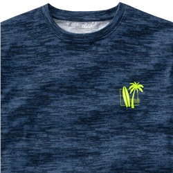 Jungen T-Shirt in Melange-Optik