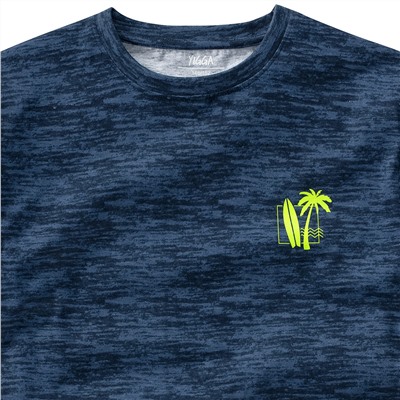 Jungen T-Shirt in Melange-Optik