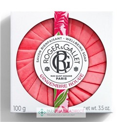 Roger & Gallet Gingembre Rouge - Savon Bienfaisant 100 g