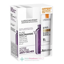 La Roche Posay Pure Niacinamide 10 Sérum 30ml + Anthelios Age Correct 15ml OFFERT