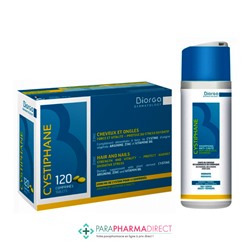 Biorga Cystiphane Cheveux & Ongles 120 Comprimés + Shampooing Anti-Chute 200ml