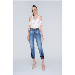 Vaquero slim fit 7/8 Azul