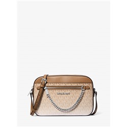 Jet Set Large Ombré Signature Logo Crossbody Body