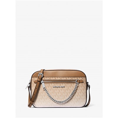 Jet Set Large Ombré Signature Logo Crossbody Body