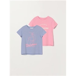 PACK OF 2 PRINTED T-SHIRTS
