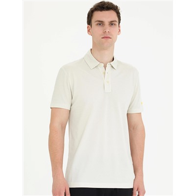 Gri Slim Fit Polo Yaka Tişört