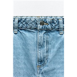 FEW ITEMS LEFT Z1975 WIDE-LEG HIGH-WAIST WOVEN WAISTBAND JEANS