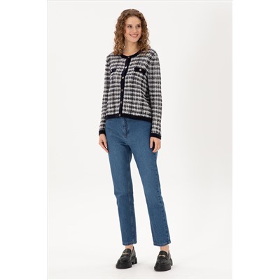 Kadın Açık Mavi Straight Fit Jean Pantolon